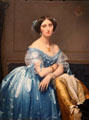 Joséphine-Éléonore-Marie-Pauline de Galard de Brassac de Béarn, Princesse de Broglie portrait by Jean Auguste Dominique Ingres at Metropolitan Museum of Art. New York, NY.