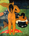 Tahitian Women Bathing painting by Paul Gauguin at Metropolitan Museum of Art. New York, NY.