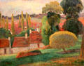 A Farm in Brittany painting by Paul Gauguin at Metropolitan Museum of Art. New York, NY.