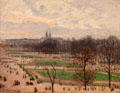Garden of the Tuilerie on a Winter Afternoon painting by Camille Pissarro at Metropolitan Museum of Art. New York, NY.