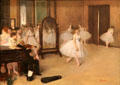 Dancing Class painting by Edgar Degas at Metropolitan Museum of Art. New York, NY.