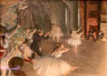 Rehearsal Onstage painting by Edgar Degas at Metropolitan Museum of Art. New York, NY.