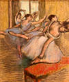 The Dancers pastel by Edgar Degas at Metropolitan Museum of Art. New York, NY.