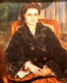 Madame Édouard Bernier portrait by Auguste Renoir at Metropolitan Museum of Art. New York, NY.