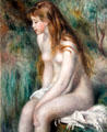 Young Girl Bathing painting by Auguste Renoir at Metropolitan Museum of Art. New York, NY.