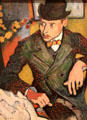 Lucien Gilbert portrait by André Derain at Metropolitan Museum of Art. New York, NY.