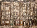 Apartment Houses, Paris painting by Jean Dubuffet at Metropolitan Museum of Art. New York, NY.