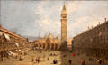 Piazza San Marco painting by Canaletto at Metropolitan Museum of Art. New York, NY.
