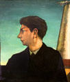 Giorgio de Chirico self portrait at Metropolitan Museum of Art. New York, NY.