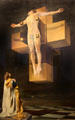 Crucifixion painting by Salvador Dali at Metropolitan Museum of Art. New York, NY.