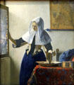 Young Woman with a Water Pitcher painting by Johannes Vermeer at Metropolitan Museum of Art. New York, NY