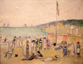 Beach at Deauville painting by Kees van Dongen at Metropolitan Museum of Art. New York, NY.