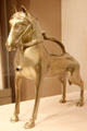 Copper alloy horse aquamanile from Nuremberg, Germany at Metropolitan Museum of Art. New York, NY.