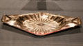 Silver-plated brass tray by Weidlich Bros. Manuf. of Bridgeport, CT at Cooper Hewett Museum. New York City, NY.