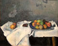 Still Life: Plate of Peaches painting by Paul Cézanne at Guggenheim Museum. New York City, NY.