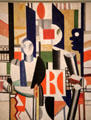 Men in the City painting by Fernand Léger at Guggenheim Museum. New York City, NY.