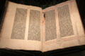 Guttenberg Gutenberg Bible at Morgan Library. New York City, NY.
