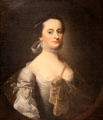 Mrs. Benjamin Davis portrait by John Singleton Copley at Brooklyn Museum. Brooklyn, NY.