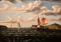 Staten Island & the Narrows painting by Thomas Chambers at Brooklyn Museum. Brooklyn, NY.