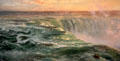 Niagara Fall painting by Louis Rémy Mignot at Brooklyn Museum. Brooklyn, NY.