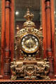 Mantel clock from John Sloane Mansion from France at Brooklyn Museum. Brooklyn, NY.
