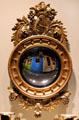 Concave mirror from England at Brooklyn Museum. Brooklyn, NY.