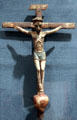 Santos-style Crucifix by José Rafael Aragón on New Mexico at Brooklyn Museum. Brooklyn, NY.