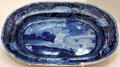 Niagara Falls earthenware platter by Enoch Wood & Sons of Stoke-on-Trent, England at Brooklyn Museum. Brooklyn, NY.