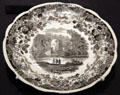 Natural Bridge, Virginia earthenware plate by Enoch Wood & Sons of Stoke-on-Trent, England at Brooklyn Museum. Brooklyn, NY