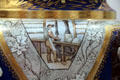 Pottery-making detail on Century Vase by Karl L.H. Müller of Union Porcelain Works at Brooklyn Museum. Brooklyn, NY.