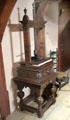 Linen press in Jan Martense Schenck House at Brooklyn Museum. Brooklyn, NY.