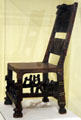 Chief's chair from Angola at Brooklyn Museum. Brooklyn, NY.