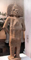 Huastec sandstone life-death figure from Chilituju , San Luis Potosí, Mexico at Brooklyn Museum. Brooklyn, NY.