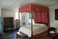 Four-poster bed at Conference House. Staten Island, NY.