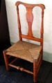 Side chair with caning at Conference House. Staten Island, NY.