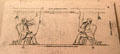 Patent drawing of Antonio Meucci's telephone invention at Garibaldi-Meucci Museum. Staten Island, NY.