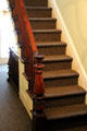 Staircase at Garibaldi-Meucci Museum. Staten Island, NY.