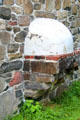Beehive oven on Christopher House at Historic Richmond Town. Staten Island, NY.