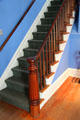 Staircase at Historic Richmond Town Museum. Staten Island, NY.