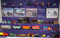 Toy collection of trains, planes & cars at Historic Richmond Town Museum. Staten Island, NY.