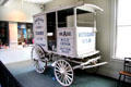 Horse-drawn dairy wagon at Historic Richmond Town Museum. Staten Island, NY.