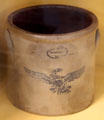 Stoneware crock by Brown Brother of Huntington, Long Island at Old Bethpage Village. Old Bethpage, NY.
