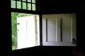 Dutch door in Schenck House at Old Bethpage Village. Old Bethpage, NY.