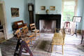 Parlor of Kirby House at Old Bethpage Village. Old Bethpage, NY.