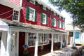 Heritage building on Main Street. Cold Spring Harbor, NY.