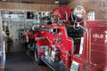 Pumper truck in Cold Spring Harbor Fire House Museum. Cold Spring Harbor, NY.