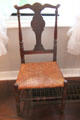 Side chair with wicker seat at Home Sweet Home Museum. East Hampton, NY.