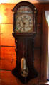 Pendulum wall clock with painted rural scene on face at Home Sweet Home Museum. East Hampton, NY.
