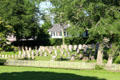South End Burying Grounds part of 1648 village green. East Hampton, NY.