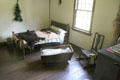Colonial era bedstead, cradle & rocking chair at Thomas Halsey Homestead. South Hampton, NY.